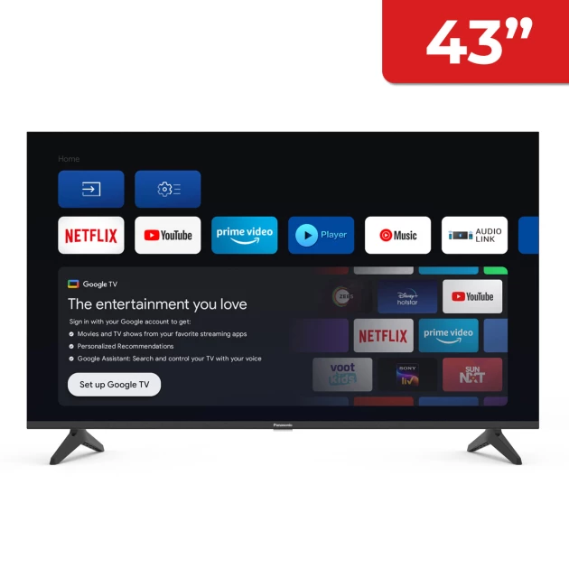 PANASONIC 43 GOOGLE TV 2K HRD TV PN-TH-43MS670N