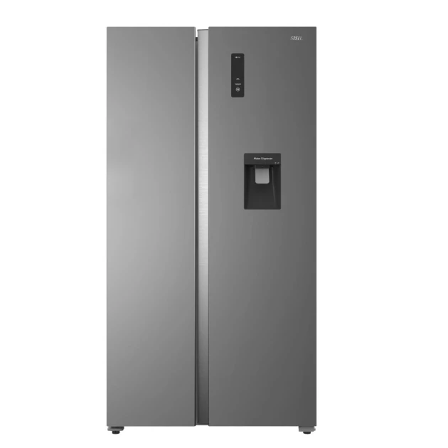 SISIL INVERTER REFRIGERATER SIDE BY SIDE 612L WITH WATER DISPENSER SL-SBS-612L